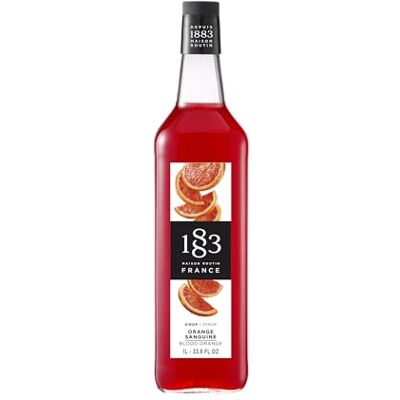 1883 MAISON ROUTIN Premium Blood Orange Syrup – Citrus Flavoured Syrup for Cocktails, Sodas, Spritzes & Desserts, Vegan-Friendly, 1L Glass Bottle 1883 MAISON ROUTIN Premium Blood Orange Syrup – Citrus Flavoured Syrup for Cocktails, Sodas, Spritzes & Desserts, Vegan-Friendly, 1L Glass Bottle