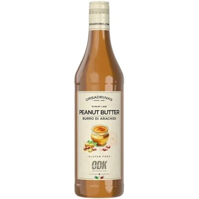 ODK Peanut Butter Syrup Cocktails, Coffee, Iced Tea, Cooking, Baking and Desserts 75cl ODK Peanut Butter Syrup Cocktails, Coffee, Iced Tea, Cooking, Baking and Desserts 75cl