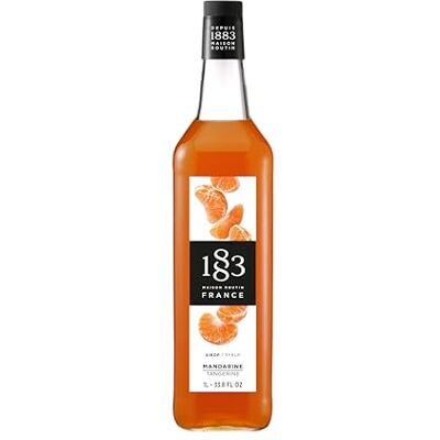 1883 MAISON ROUTIN Premium Tangerine Syrup, 1 Litre Glass Bottle Flavoured Syrup, For Coffee, Tea, Cocktails, Iced Drinks & Desserts, Made with Pure Cane Sugar, No Artificial Colours, Vegan 1883 MAISON ROUTIN Premium Tangerine Syrup, 1 Litre Glass Bottle Flavoured Syrup, For Coffee, Tea, Cocktails, Iced Drinks & Desserts, Made with Pure Cane Sugar, No Artificial Colours, Vegan