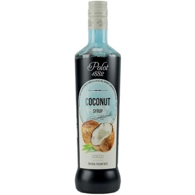 Polot 1882 Coconut Syrup 70cl – Italian Bar-Grade Non-Alcoholic Syrup, Smooth Tropical Coconut Flavour, Gluten-Free, Perfect for Piña Coladas, Iced Coffees, Milkshakes, Lemonades & Mocktails Polot 1882 Coconut Syrup 70cl – Italian Bar-Grade Non-Alcoholic Syrup, Smooth Tropical Coconut Flavour, Gluten-Free, Perfect for Piña Coladas, Iced Coffees, Milkshakes, Lemonades & Mocktails