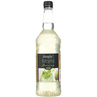 Simply Mojito Syrup, Vegan & Nut Free Flavoured Syrup for Coffee, Cocktails & Baking (1 Litre) Simply Mojito Syrup, Vegan & Nut Free Flavoured Syrup for Coffee, Cocktails & Baking (1 Litre)