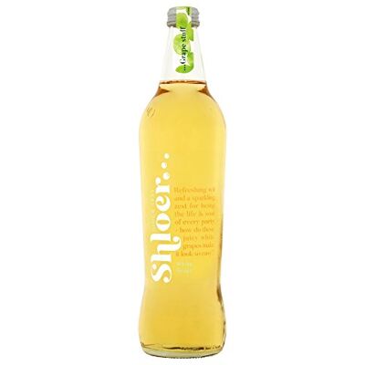 Shloer Sparkling White Grape Juice Drink, 750 ml, Pack of 6 Shloer Sparkling White Grape Juice Drink, 750 ml, Pack of 6