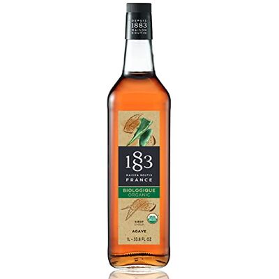 1883 MAISON ROUTIN Premium Agave Syrup – Natural Sweetener for Coffee, Cocktails, Smoothies and Baking – Vegan-Friendly, No Preservatives – 1L Glass Bottle 1883 MAISON ROUTIN Premium Agave Syrup – Natural Sweetener for Coffee, Cocktails, Smoothies and Baking – Vegan-Friendly, No Preservatives – 1L Glass Bottle