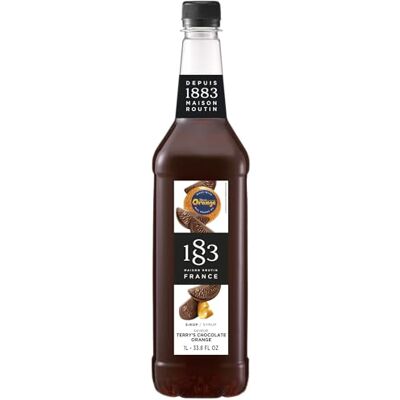 1883 MAISON ROUTIN Premium Terry's Chocolate Orange Syrup Perfect for Coffee & Drinks Vegan-Friendly, Allergen-Free, No Artificial Colours or Preservatives 1L PET Bottle 1883 MAISON ROUTIN Premium Terry's Chocolate Orange Syrup Perfect for Coffee & Drinks Vegan-Friendly, Allergen-Free, No Artificial Colours or Preservatives 1L PET Bottle
