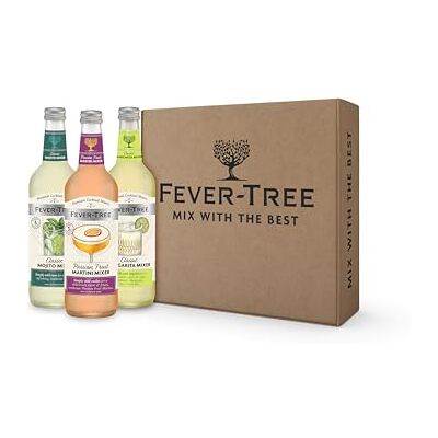 FEVER-TREE Summer Variety Cocktail Mixer Pack (Pack of 3 x 500ml) FEVER-TREE Summer Variety Cocktail Mixer Pack (Pack of 3 x 500ml)