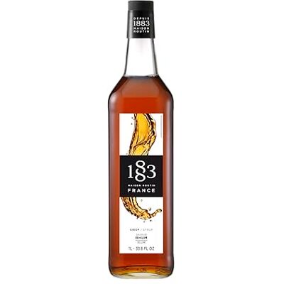 1883 MAISON ROUTIN Premium Caribbean Syrup Made with Pure Cane Sugar for Cocktails, Mocktails & Sodas Exotic Rum Flavour, No Preservatives 1L Glass Bottle 1883 MAISON ROUTIN Premium Caribbean Syrup Made with Pure Cane Sugar for Cocktails, Mocktails & Sodas Exotic Rum Flavour, No Preservatives 1L Glass Bottle