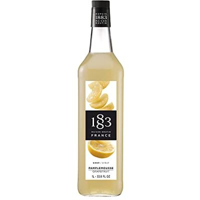 1883 MAISON ROUTIN Premium Grapefruit Syrup, 1 Litre Glass Bottle 1883 MAISON ROUTIN Premium Grapefruit Syrup, 1 Litre Glass Bottle