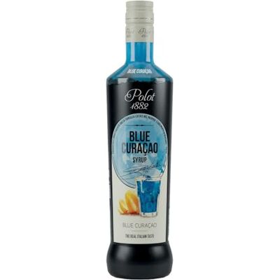 Polot 1882 Blue Curaçao Syrup 70cl – Italian Bar-Grade Non-Alcoholic Syrup, Vibrant Orange-Citrus Flavour & Striking Blue Colour, Gluten-Free, Perfect for Blue Lagoon, Cocktails, Mocktails & Lemonades Polot 1882 Blue Curaçao Syrup 70cl – Italian Bar-Grade Non-Alcoholic Syrup, Vibrant Orange-Citrus Flavour & Striking Blue Colour, Gluten-Free, Perfect for Blue Lagoon, Cocktails, Mocktails & Lemonades
