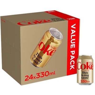 Diet Coke Caffeine Free Soft Drink Cans, 24 x 330 mL Diet Coke Caffeine Free Soft Drink Cans, 24 x 330 mL