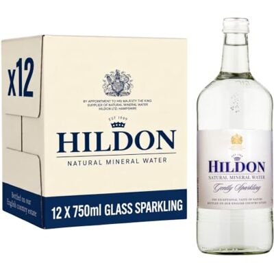 Hildon Natural Mineral Water 12 x 750ml Glass bottles Delightfully Still Sourced from a natural aquifer nestled on our Chalk Valley estate Low Sodium, Naturally Alkaline, Kings Royal Warrant Hildon Natural Mineral Water 12 x 750ml Glass bottles Delightfully Still Sourced from a natural aquifer nestled on our Chalk Valley estate Low Sodium, Naturally Alkaline, Kings Royal Warrant