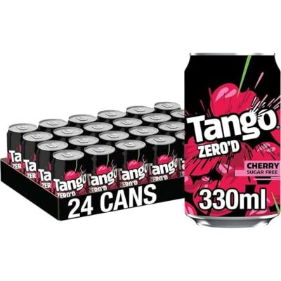 Tango Cherry Sugar Free 330ml Can 24 Pack Tango Cherry Sugar Free 330ml Can 24 Pack