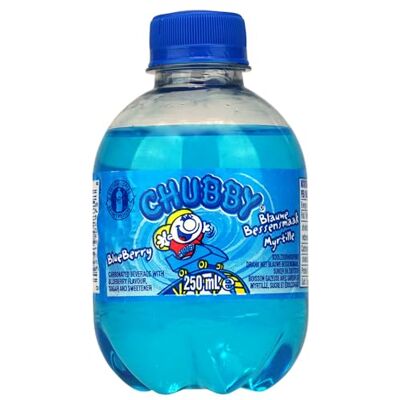 Chubby Blueberry Flavoured Soft Drink 250ml (Pack of 24) Chubby Blueberry Flavoured Soft Drink 250ml (Pack of 24)
