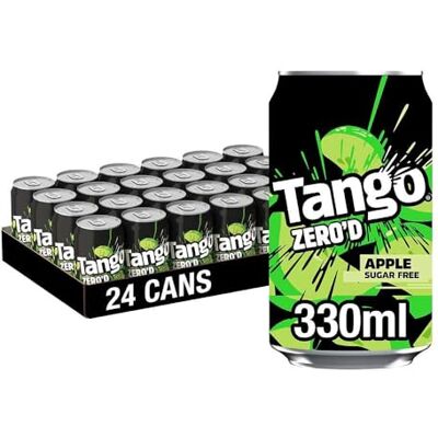 Tango Apple Sugar Free, 330ml, Pack of 24 Tango Apple Sugar Free, 330ml, Pack of 24