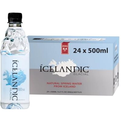 Icelandic Glacial Premium Still Water 500ml Recycled PET Bottles x 24 Per Pack – Alkaline/Low PH, Recycled Packaging, BPA Free, Carbon Neutral from Icelandic Spring. Low TDS and Mineral Content. Icelandic Glacial Premium Still Water 500ml Recycled PET Bottles x 24 Per Pack – Alkaline/Low PH, Recycled Packaging, BPA Free, Carbon Neutral from Icelandic Spring. Low TDS and Mineral Content.