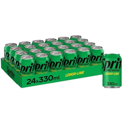 Sprite No Sugar 24 x 330ml Cans Sprite No Sugar 24 x 330ml Cans