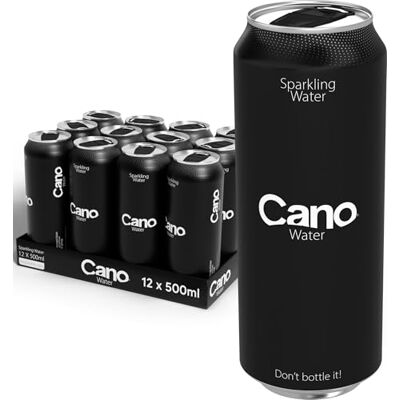 Cano Water - Sparkling Resealable Can 500ml - Water Cano Water - Sparkling Resealable Can 500ml - Water