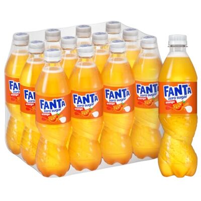 Fanta PET Orange Zero 500 ml (Pack of 12) Fanta PET Orange Zero 500 ml (Pack of 12)