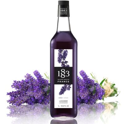 1883 MAISON ROUTIN Premium Lavender Syrup, 1 Litre PET Bottle 1883 MAISON ROUTIN Premium Lavender Syrup, 1 Litre PET Bottle