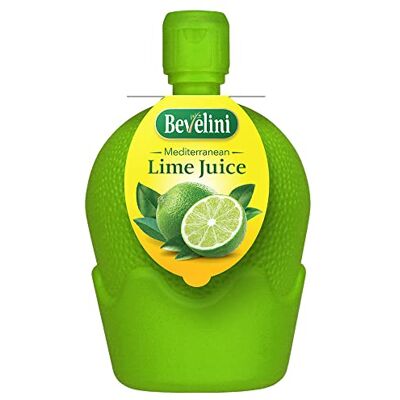 Bevelini Mediterranean 100% Pure Lime Juice Squeezy Bottle, 200ml (Pack of 12). Cute Bottle. Perfect for Margaritas, Cocktails, Tacos, Drinks, Sauces, Salad Dressings Bevelini Mediterranean 100% Pure Lime Juice Squeezy Bottle, 200ml (Pack of 12). Cute Bottle. Perfect for Margaritas, Cocktails, Tacos, Drinks, Sauces, Salad Dressings