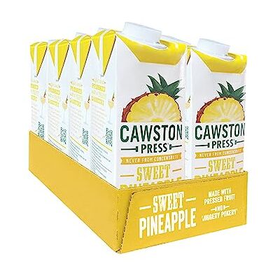 Cawston Press Pineapple Pressed Juice 1 Litre Pack of Juice Cartons All Natural – Vegan – No Added Sugar, (Pack of 8) Cawston Press Pineapple Pressed Juice 1 Litre Pack of Juice Cartons All Natural – Vegan – No Added Sugar, (Pack of 8)