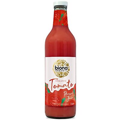Biona Organic Tomato Juice 750ml, Pack of 6 Immediately Pressed After Harvest Recyclable Glass Bottle Pour Over Ice, Add to Soups & Sauces Biona Organic Tomato Juice 750ml, Pack of 6 Immediately Pressed After Harvest Recyclable Glass Bottle Pour Over Ice, Add to Soups & Sauces