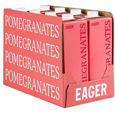 Eager - Pomegranate Juice - 8x1 Litre - Juice Eager - Pomegranate Juice - 8x1 Litre - Juice