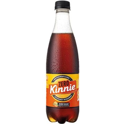 Kinnie Zero Bottle 12 x 500ml Mediterranean Bittersweet Orange & Aromatic Herbs Soft Drink Zero Sugar Made in Malta Kinnie Zero Bottle 12 x 500ml Mediterranean Bittersweet Orange & Aromatic Herbs Soft Drink Zero Sugar Made in Malta