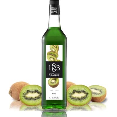 1883 MAISON ROUTIN Kiwi Premium Syrup for Cocktails, Smoothies, Mocktails Fruit Syrup 1L PET Bottle 1883 MAISON ROUTIN Kiwi Premium Syrup for Cocktails, Smoothies, Mocktails Fruit Syrup 1L PET Bottle