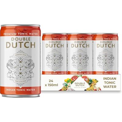 Double Dutch - Indian Tonic Water 24 x 150ml - 24 x 150ml - Pack - Tonic Water Double Dutch - Indian Tonic Water 24 x 150ml - 24 x 150ml - Pack - Tonic Water