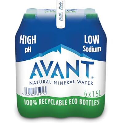Avant Natural Mineral Still Water, 6 x 1.5L Bottles Avant Natural Mineral Still Water, 6 x 1.5L Bottles