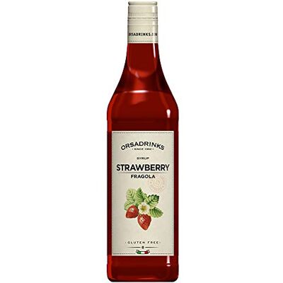 ODK Strawberry Syrup Cocktails, Coffee, Iced Tea, Cooking, Baking and Desserts 75cl ODK Strawberry Syrup Cocktails, Coffee, Iced Tea, Cooking, Baking and Desserts 75cl