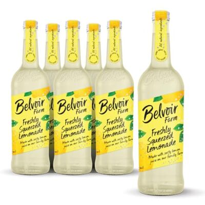BELVOIR FRUIT FARMS Belvoir Farm Freshly Squeezed Lemonade Real Pressed Lemons & Lightly Bubbling Spring Water Flowery Fresh Taste 100% Natural Ingredients Suitable for Vegetarians 6 x 750ml Bottles BELVOIR FRUIT FARMS Belvoir Farm Freshly Squeezed Lemonade Real Pressed Lemons & Lightly Bubbling Spring Water Flowery Fresh Taste 100% Natural Ingredients Suitable for Vegetarians 6 x 750ml Bottles