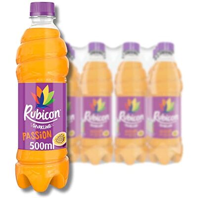 Rubicon - Sparkling Passion Fruit - 500ml - Juice Drink Rubicon - Sparkling Passion Fruit - 500ml - Juice Drink