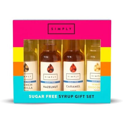 Simply Sugar Free Coffee Syrup Gift Set (4 x 50ml) Simply Sugar Free Coffee Syrup Gift Set (4 x 50ml)