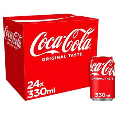 Coca-Cola Original Taste Soft Drink Cans, 24 x 330 mL Coca-Cola Original Taste Soft Drink Cans, 24 x 330 mL
