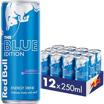 Red Bull Energy Drink Blue Edition Juneberry 250 ml x12 Red Bull Energy Drink Blue Edition Juneberry 250 ml x12