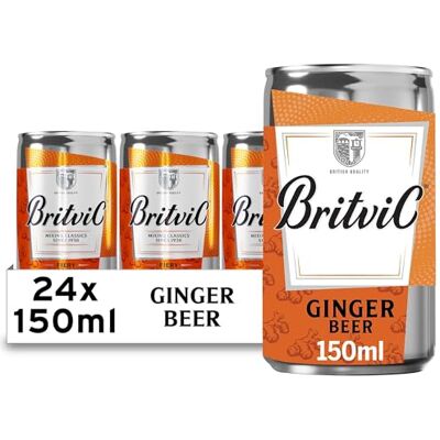 Britvic Ginger Beer 150ml Can (Pack of 24) Britvic Ginger Beer 150ml Can (Pack of 24)