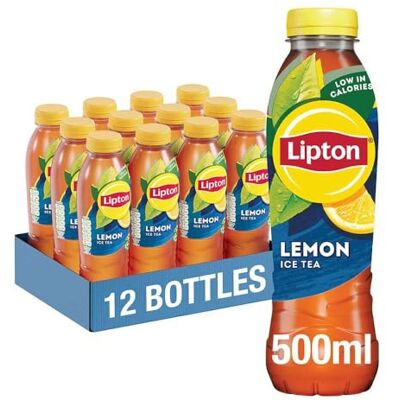 Lipton Ice Tea Lemon 500ml Bottle (Pack of 12) Lipton Ice Tea Lemon 500ml Bottle (Pack of 12)