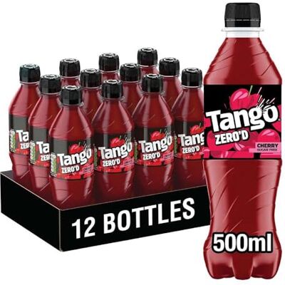 Tango Cherry Sugar Free 500ml Pack of 12 Tango Cherry Sugar Free 500ml Pack of 12