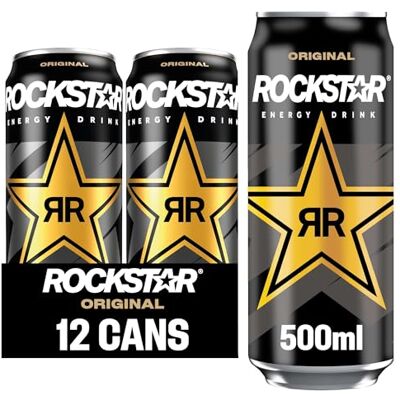 Rockstar - Original - Caffeine 200 mg - Energy Drink Rockstar - Original - Caffeine 200 mg - Energy Drink