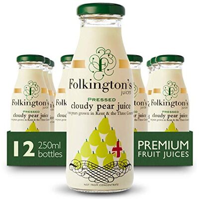 Folkington's Fruit Juice, Cloudy Pear, Multipack 12 x 250 ml Folkington's Fruit Juice, Cloudy Pear, Multipack 12 x 250 ml
