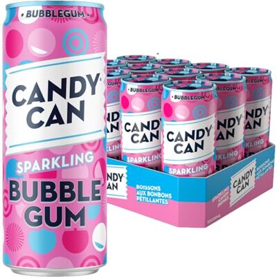 Candy Bubblegum No Added Sugar Fizzy Drink, 12 x 330ml Candy Bubblegum No Added Sugar Fizzy Drink, 12 x 330ml