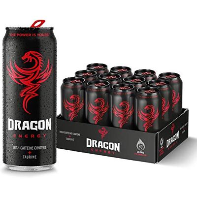 Dragon Red Energy Drink 12 x 500ml Cans Dragon Red Energy Drink 12 x 500ml Cans