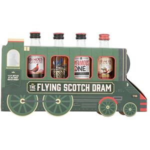 Blue Tree Famous Grouse Whisky Selection, The Flying Scotch Dram Train gift Set. Including 4x5cl Whiskies. Pectect Novelty Gift Set by Gifts Blue Tree Famous Grouse Whisky Selection, The Flying Scotch Dram Train gift Set. Including 4x5cl Whiskies. Pectect Novelty Gift Set by Gifts