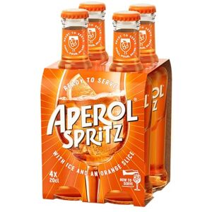 Aperol Spritz – Ready To Serve Aperitivo Drink, Multipack 4 X 20cl Aperol Spritz – Ready To Serve Aperitivo Drink, Multipack 4 X 20cl
