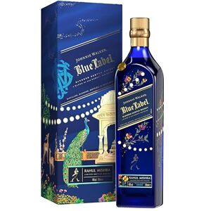 JOHNNIE WALKER Blue Label Limited Edition 40% vol 70cl Blended Scotch Whisky Designed by Rahul Mishra Rich Spice & Sweetness Dark Chocolate Luxuriously Smoky Finish JOHNNIE WALKER Blue Label Limited Edition 40% vol 70cl Blended Scotch Whisky Designed by Rahul Mishra Rich Spice & Sweetness Dark Chocolate Luxuriously Smoky Finish