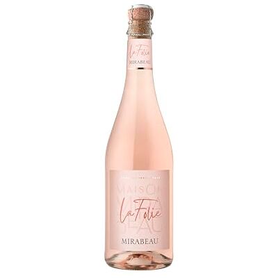 Mirabeau La Folie Sparkling Rosé 75cl l Pale Dry Sparkling Rosé Wine from South of France l 12% ABV l B-Corp Certified Mirabeau La Folie Sparkling Rosé 75cl l Pale Dry Sparkling Rosé Wine from South of France l 12% ABV l B-Corp Certified