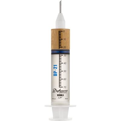 Debowa Polska Syringe Edition A Gift for Your Celebrations, Strzykawka Vodka with 40% ABV, 50cl Debowa Polska Syringe Edition A Gift for Your Celebrations, Strzykawka Vodka with 40% ABV, 50cl