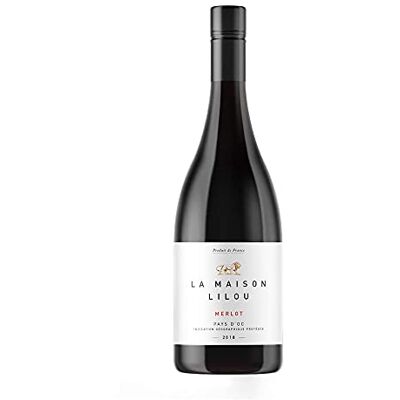 La Maison Milou LA MAISON LILOU Merlot, 75 cl La Maison Milou LA MAISON LILOU Merlot, 75 cl