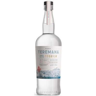 Teremana Blanco Tequila 70cl 40% ABV Small Batch Spirits Handcrafted from 100% Mature Blue Weber Agave Teremana Blanco Tequila 70cl 40% ABV Small Batch Spirits Handcrafted from 100% Mature Blue Weber Agave
